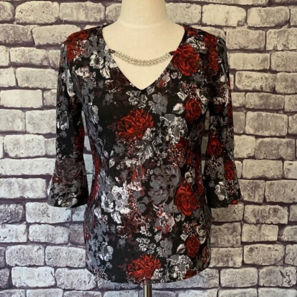 Theo & B Multicolored Top Size Medium
